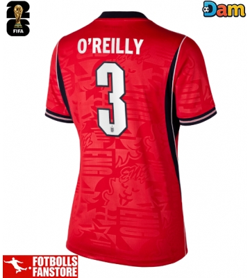 England Nico O'Reilly #3 Bortatröja Dam VM 2026 Kortärmad